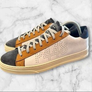P448 Men's F22 Jack Leather & Suede Low-Top Sneaker Us 10.5-11 EU 44
